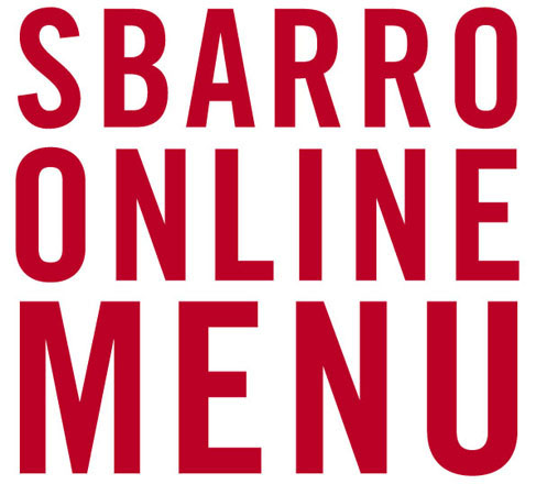 SBARRO MENU